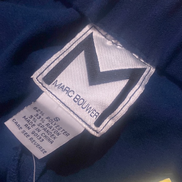 Marc Bouwer qvc navy blue wide leg pant size small nwt - Picture 3 of 5